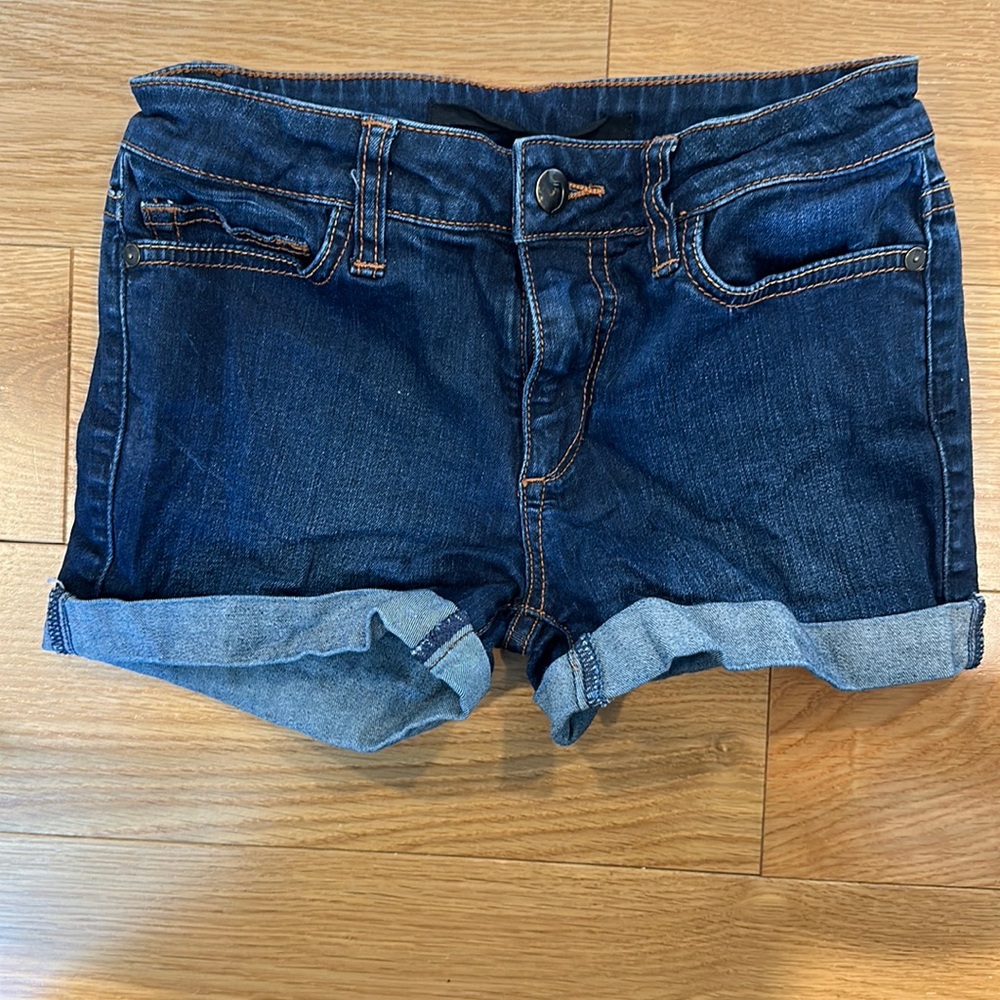 Joe’s Jeans dark denim shorts size 25
